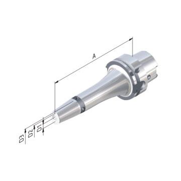 Oprawka termokurczliwa 4,5° HSK - A 100 - 8 - 130, model: 610021-52