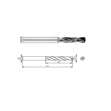 Wiertło 3,00MMX16X57 SH3 TD TA - FBJ0501006